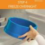 K&H Pet Products Coolin Water Bowl for Dogs and Cats, Freezable Pet Water Bowl