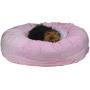 Teafco Otto Pet Bed with Heat Relief Padding, Pink, Round