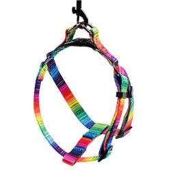 DYAprWu Adjustable Dog Harness Durable Print Harness Step-in Harness for Small Medium and Large Dogs Great for Dog Sports Training Walking Running