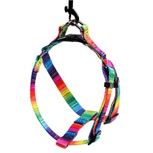 DYAprWu Adjustable Dog Harness Durable Print Harness Step-in Harness for Small Medium and Large Dogs Great for Dog Sports Training Walking Running
