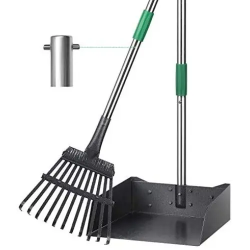 amorus Dog Pooper Scooper Extra Large, Adjustable Long Handle Pooper Scooper for Large Small Medium Dogs, Metal Tray and Rake Set for Pets, Great for Lawns, Grass, Dirt, Gravel amorus Dog Pooper Scooper Extra Large, Adjustable Long Handle Pooper Scooper for Large Small Medium Dogs, Metal Tray and Rake Set for Pets, Great for Lawns, Grass, Dirt, Gravel