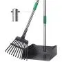 amorus Dog Pooper Scooper Extra Large, Adjustable Long Handle Pooper Scooper for Large Small Medium Dogs, Metal Tray and Rake Set for Pets, Great for Lawns, Grass, Dirt, Gravel amorus Dog Pooper Scooper Extra Large, Adjustable Long Handle Pooper Scooper for Large Small Medium Dogs, Metal Tray and Rake Set for Pets, Great for Lawns, Grass, Dirt, Gravel