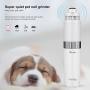 FYRA Dog Nail Grinder Clipper with Nail Dust Collector, Stepless Speeds  Electric Pet Nail Trimmer, Upgraded Quiet Dog Nail Trimmer & Rechargeable Pet Nail Grinder for Large Medium Small Dogs and Cats