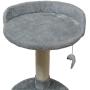 FISH&NAP US02H Cat Tree Cat Tower Cat Condo Sisal Scratching Posts with Jump Platform and Ladder Cat Furniture Activity Center Kitten Play House Grey …