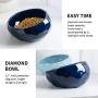 Jemirry Ceramic Dog Bowls, Animal Pet Food Bowl Dog Water Dish for Wet Food Dry Food Water Bowl