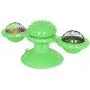 FAIRYLOVE Cat Toys Interactive Chew Toys for Indoor Cats with Led Ball and Mint Balls Funny Kitten Suction Cup Windmill Catnip Toy