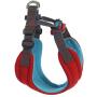 Gooby Dog Harness - Convertible Sport Step-in Neoprene Small Dog Harness with Adjustable Neck Fastener - Perfect on The Go Harness for Small Dogs or Cat Harness