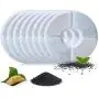 Pidsen Cat Water Fountain Filters, Pet Fountain Filter Triple Filtration System Replacement Filter, Concentrated Carbon Technology Filters for Automatic Flower Water Dispenser Pidsen Cat Water Fountain Filters, Pet Fountain Filter Triple Filtration System Replacement Filter, Concentrated Carbon Technology Filters for Automatic Flower Water Dispenser