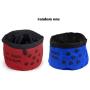 Pet Dog Cat Foldable Travel Outdoor Food Water Feeder Dish Bowl Portable by elegantstunning