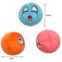 KOOLTAIL Dog Squeaky Toys Plush Balls 6 Pack - Small Dog Toys Cute Soft Interactive Chew Toy for Puppy Small Medium Dogs & Cats
