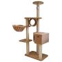 Cat Trees Cat Climbing Frame Tower Comfortable Pet Activity Centre Scratching Post with Hammock Run-anmy0716