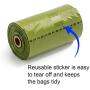 HIPIPET 360 Dog Poop Bag Degradable Waste Bags Earth-Friendly for Dogs Doggie Cats Pet,15% More Thicker and Tougher Leak-Proof