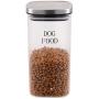 Pethiy Dog Food and Treats Storage Container - Clear Glass - Storage Canister Tins