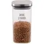Pethiy Dog Food and Treats Storage Container - Clear Glass - Storage Canister Tins Pethiy Dog Food and Treats Storage Container - Clear Glass - Storage Canister Tins