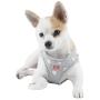 Puppia PARA-HB1532-GY-L Grey Algo Harness B Pet-Vest-Harnesses