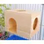Megawa Pet Chinchilla Hut Hideout Natural Pine Small Animal Hideout for Chinchilla Squirrel Sugar Gliders Megawa Pet Chinchilla Hut Hideout Natural Pine Small Animal Hideout for Chinchilla Squirrel Sugar Gliders