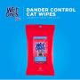 Wet Ones for Pets Dander Control Wipes for Cats with Shea Butter, 30 ct - 8 Pack | Cat Dander Wipes for Cats to Reduce Redness & Flakes with Wet Ones Wet Lock Seal in Fresh Scent (FF12856PCS8)