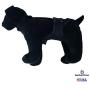 Barkertime Premium Waterproof Dog Diaper Overall - Made in USA - Denim Escape-Proof Premium Waterproof Dog Diaper Overall