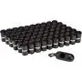 Amazon Basics Unscented Standard Dog Poop Bags with Dispenser and Leash Clip, 13 x 9 Inches, Black - Pack of 900 (60 Rolls)
