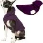 Gooby Dog Hoodie Fleece Vest - Pull Over Dog Jacket with Leash Ring - Winter Small Dog Sweater - Warm Dog Clothes for Small Dogs Girl or Boy Dog Vest for Indoor and Outdoor Use