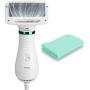OWNPETS Dog Hair Dryer, 2 in 1 Portable Pet Grooming Blower with Slicker Brush, Adjustable Temperature & Fast-Drying Towel, Perfect Home Pet Care for Dogs, Cats & Other Coated Breed