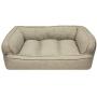 Arlee Memory Foam Sofa Style Pet Bed, Small/Medium, Walnut Tan