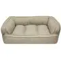 Arlee Memory Foam Sofa Style Pet Bed, Small/Medium, Walnut Tan Arlee Memory Foam Sofa Style Pet Bed, Small/Medium, Walnut Tan