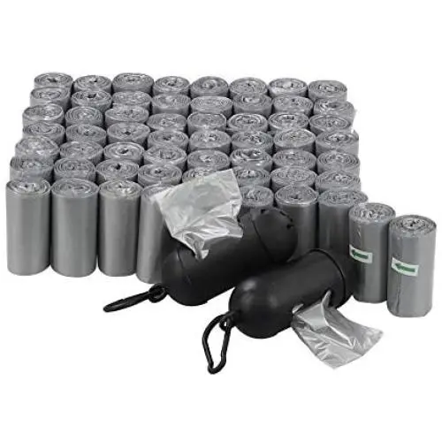 Readsky 1200 Counts Dog Poop Bags with 2 dispensers, Gray Readsky 1200 Counts Dog Poop Bags with 2 dispensers, Gray