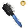 BV Dog Brush and Cat Brush, Pet Grooming Comb, 2 Sided Bristle and Pin for Long and Short Hair Dog, Removing Shedding Hair