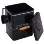 Geyecete Dog Treats tin and Dog Food Storage Tin with Lid & with Spoon for Dog Food Storage, Medium Pet Food Storage Can