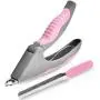 TMOLL BELLE Dog Nails Clippers and File, Professional Pet Grooming Tool, Razor Sharp Blades, Safety Guard to Avoid Overcutting, Design for Small Medium Large Dogs Cats TMOLL BELLE Dog Nails Clippers and File, Professional Pet Grooming Tool, Razor Sharp Blades, Safety Guard to Avoid Overcutting, Design for Small Medium Large Dogs Cats