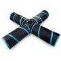 ocijf179 Cat Crinkle Sound 4-Way-Out Tunnel Collapsible Game Pet Nest Supplies with Ball