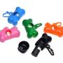 COSMOS 5 Pack Bone Shaped Pet Waste Disposal Dog Poop Bags Dispenser, RANDOM in color