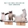 Petsfit Safety Sturdy Cat Window Perch, Natural Solid Wood and Long-haired Cushion, Without Damage, Not Fit All Windows Petsfit Safety Sturdy Cat Window Perch, Natural Solid Wood and Long-haired Cushion, Without Damage, Not Fit All Windows
