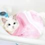 ZUKIBO Cat Shower Net Bag Adjustable Multifunctional Breathable Anti-Bite and Anti-Scratch Restraint Bag Cat Washing Shower Bag for Cat’s Bathing, Nail Trimming, Injection, Medicine Taking