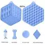 Jubyuan Lick Mat for Dogs,Dog Slow Dispensing Treater ,Dog Peanut Butter Lick Pad with Super Suction to Wall,Pet Lick Mat for Pet Bathing, Grooming, and Dog Training,Blue Jubyuan Lick Mat for Dogs,Dog Slow Dispensing Treater ,Dog Peanut Butter Lick Pad with Super Suction to Wall,Pet Lick Mat for Pet Bathing, Grooming, and Dog Training,Blue