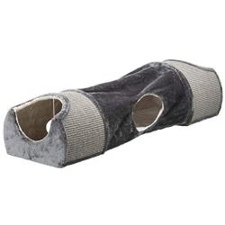 Royal Pet Club Cuddly Condos Gray, Joined by Tunnel, Sisal Scratching Surface Gray (43000)