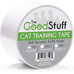 Cat Scratch Tape Furniture Protectors - Guard Your Couch, Doors and Furniture from Anti Scratches Deterrent Cat Training Tape - Great for Leather and Fabric Couches