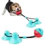 FANZ Pet Molar Bite Toy, Dog Chew Toys for Aggressive Chewers, Dog Rope Toys with Suction Cup for Teeth Cleaning