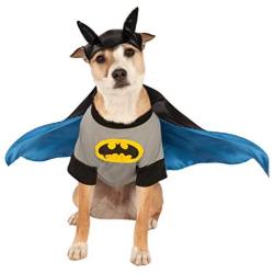 DC Comics Batman Pet Costume Shirt With Cape