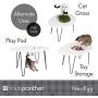 Primetime Petz Hauspanther Nestegg - Raised Cat Bed & Side Table
