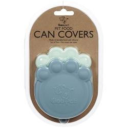 ORE Pet Pet Can Cover - Lt Blue & Blue - 2 Count