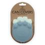 ORE Pet Pet Can Cover - Lt Blue & Blue - 2 Count