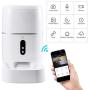 CrazyFire 6L Automatic Cat Feeder,Automatic Dog Feeder with APP Control,1080P HD Camera,Motion Sensor Alarm,Live Video and Audio Communication,Programmable Automatic Pet Feeder for Cat,Dog