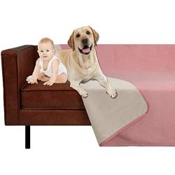 Ameritex Pet Bed Blanket Reversible 100% Waterproof Velvet Super Soft for Sofa and Bed