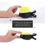 HJJ Portable Dog Scooper Pooper, Expandable Sanitary Dog Waste Pick Up with Carabiner Bag Yellow, HJJ Portable Dog Scooper Pooper, Expandable Sanitary Dog Waste Pick Up with Carabiner Bag Yellow,