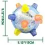 Dheera Jumping Activation Ball, Durable Reusable Cute Pet Bouncy Ball, Dog Rolling Ball Funny Toys for Dogs Playing Running Dheera Jumping Activation Ball, Durable Reusable Cute Pet Bouncy Ball, Dog Rolling Ball Funny Toys for Dogs Playing Running