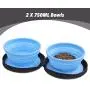 Pet Travel Dog Food Bin Container with Detachable Bowls Portable Pet Bowls for Outdoor Use Pet Travel Dog Food Bin Container with Detachable Bowls Portable Pet Bowls for Outdoor Use
