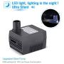 isYoung Pet Pump for LED Cat Fountain, Replaceable Water Pump