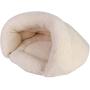 SQHZJ0 Cozy Cat Cuddle Cave Bed Pet Tent Cave Bed with Anti Slip Bottom Dog Cat Puppy Animals Soft Warm Fleece Cat Sleeping Bag Dog Bed Burrow